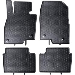 Tappetini per auto Geyer& Hosaja per Mazda 3 III 2013-2018 su misura in gomma | Materiale resiste | Superficie antiscivolo | Impermeabile